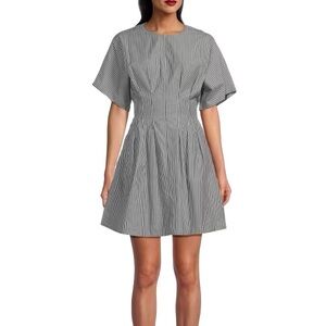 Rag & Bone Striped Cotton Mini Dress